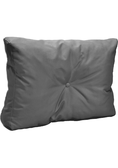 Dış Ve Iç Mekan Palet Bahçe Balkon Havuz Başı Yat Minderi Koltuk Minderi Yan Kol Gri