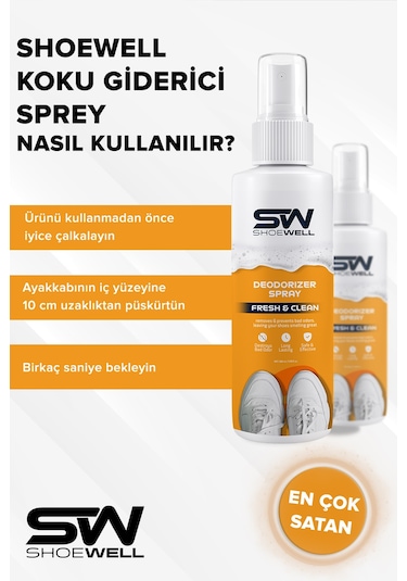 Shoewell Ayakkabı Kokusu  Sprey