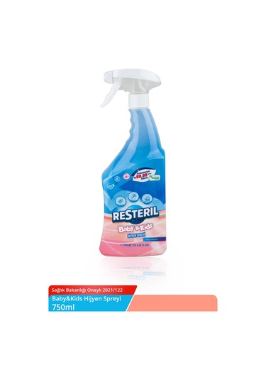 Resteril Baby&Kids Oyuncak Yüzey Temizleme Hijyen Spreyi 750 ML