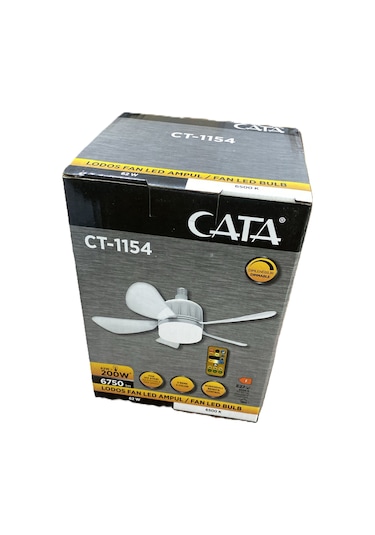Cata CT-1154 Lodos Fan Led 62w  Kumandalı Işıklı Vantilatör