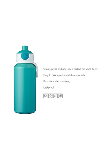 Mepal Pop-up Campus Blue - 400ml Çocuklar Için Su Şişesi Diğer