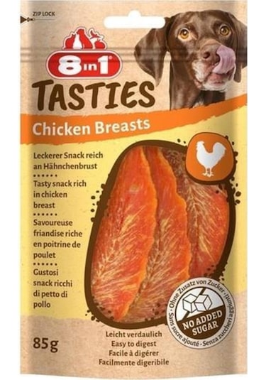 8in1 Tasties Chicken Breast Tavuk Göğsü Köpek Ödülü 85 G