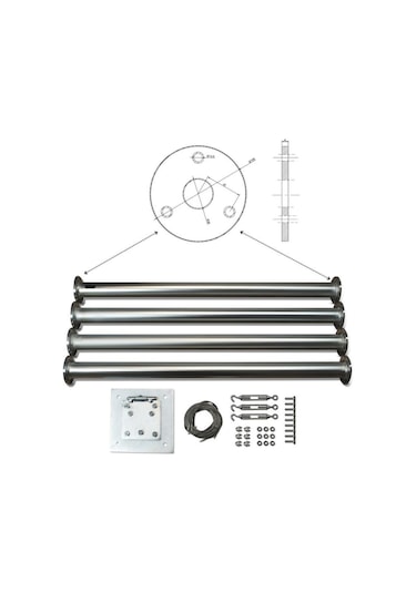 İsta Breeze 1500w 24v/48v Windsafe Korumalı Rüzgar Türbini + Wind Pro Şarj Kontrol Cihazı + Direk Seti