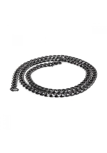 Çelik Erkek Zincir Kolye 1.6mm 9186 Siyah