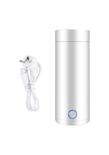 Sevindim Mağazada Yeni Mini Su Isıtıcısı Ve Termos, Taşınabilir Elektrikli Su Isıtıcısı, Taşınabilir Elektrikli Seyahat Su Isıtıcısı, Beyaz Diğer