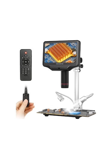 Andonstar Ad407 Pro 7 Inc Ekran 3d Hdmı Lehimleme Dijital Mikroskop