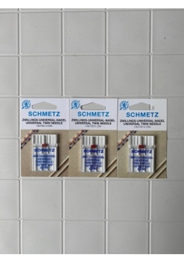 Schmetz Çift Iğne Seti 3'lü