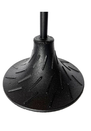 Schömne Şömine Maşa Takımı Yuvarlak Ayaklı Siyah