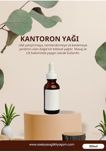 Kantaron Yağı 100 Ml Saf Doğal Bitkisel Bakım Yağı Cilt Ve Masaj Yağı