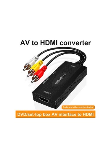 Suntek Rca'dan / Rca'ya Dönüştürücü Kablo Tv Pc Av'ye