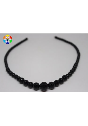 Onix (Oniks) Taşı Kolye Kehribar  Klipsli