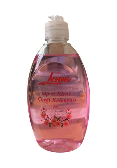 Love 70 Derece Japon Kiraz Çiçeği Kolonyası 500 ML
