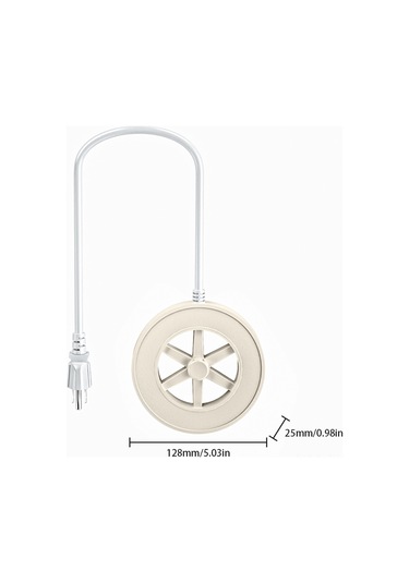 Xindoker Kışlık Kuş Ve Evcil Hayvan Su Tankı Isıtıcı - Otomatik Aç-kapa Termostat Kontrollü 70w Dış Mekan Buz Çözücü - Su Güvenli Beyaz Abd Standartı