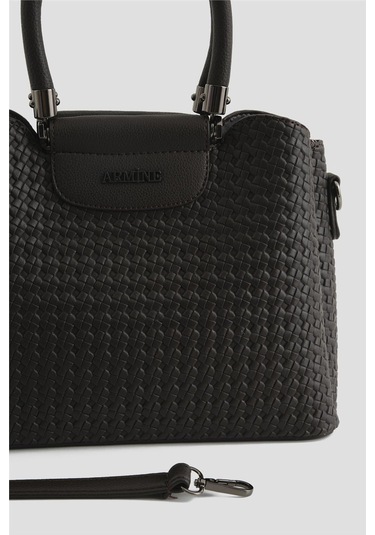 Armine Çanta Örgü 25yd7342 Kahverengi Kahverengi