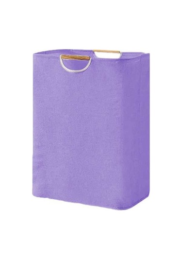 Pazly Suntek Çamaşır Sepeti Katlanabilir Çok Amaçlı Ev Banyo Dolap Mor Mor