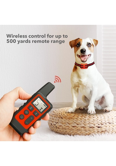 Zilinn Elektronik Köpek Eğitim Tasması, Su Geçirmez, Şarj Edilebilir, Havlama Önleyici, Uzaktan Kumanda, Küçük Ve Orta Boy Köpekler İçin Eğitici