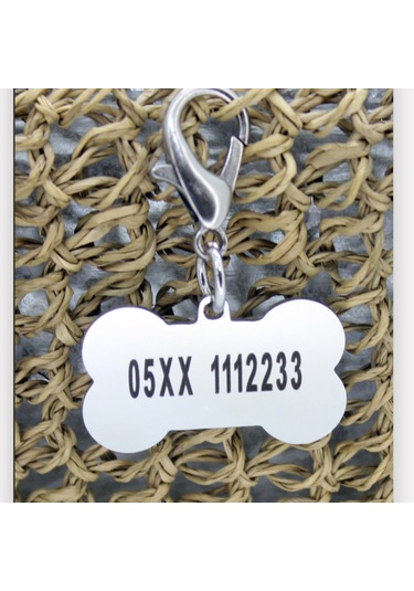 Caramelos Çelik Metal Köpek Künyesi