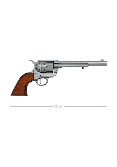 Denix Dekoratif Cal.45 Peacemaker Revolver 7½'' 35 Cm , Amerika 1873