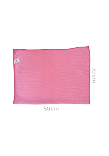 Smartbee Mikrofiber Cam Silme Bezi Pembe 50 x 70 CM
