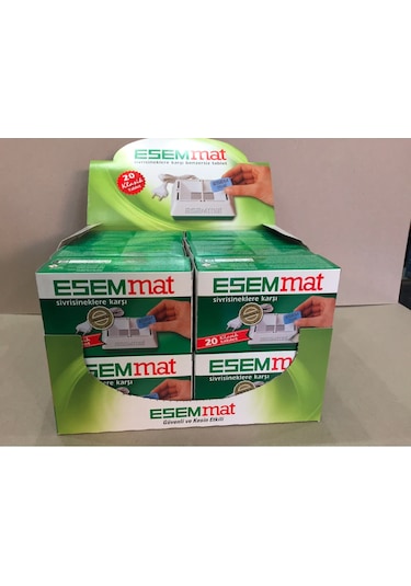 Esemmat Sivrisinek Kovucu 16 x 20'li Klasik Tablet