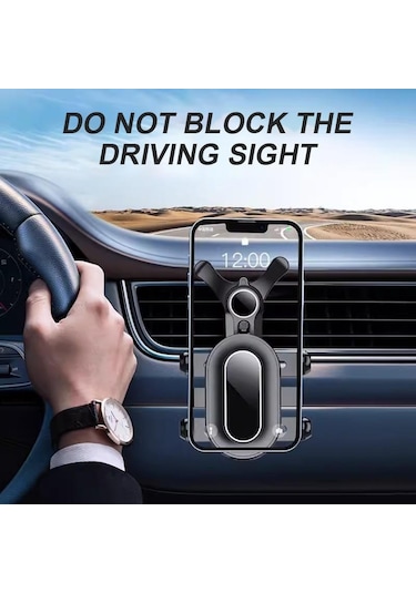 Seametal Araba Hava Çıkış Havalandırma Telefon Tutucu Yerçekimi Algılama Akıllı Telefo Standı 360 Döndürme Telefon Tutucu 56417927