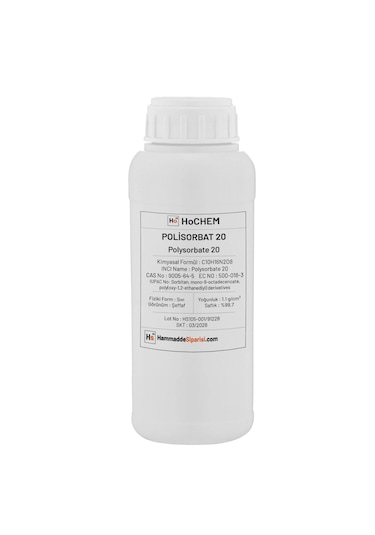 Hochem Polisorbat 20 Polysorbate 20 9005-64-5 - 500 Gr