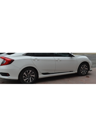 Yan Kapı Çıtası Honda Cıvıc Fc5 2017-2021 Boyalı Piano Siyah