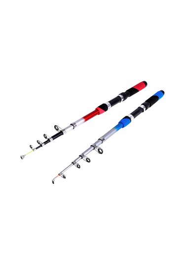 Folinda 2.1m Mavi Teleskopik Deniz Kamışı - Fiberglas, 2kg Yüke Dayanıklı, 45cm Konuşmuş Uzunluk