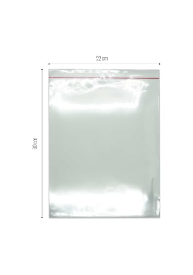 22X30 Bantlı Opp Parlak-Şeffaf Jelatin 100 Adet