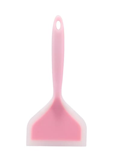Pembe Silikon Spatula Pişirme Gereçleri Sığır Eti Yumurta Mutfak Kazıyıcı Geniş Pizza Pişirme Araçları Kürek Yapışmaz Spatula Mutfak