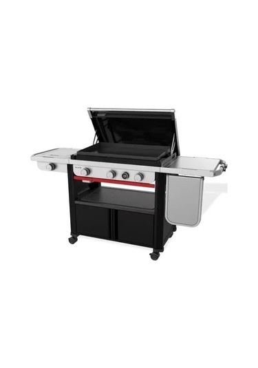Weber Slate Gpd 76 Cm Premium Griddle Side Burner'lı Plancha-194 Siyah