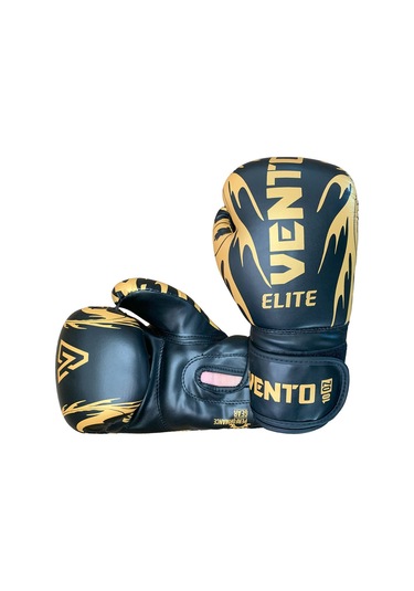 Vento Elite Boks Ve Kick-boks Eldiveni Siyah Siyah-altın