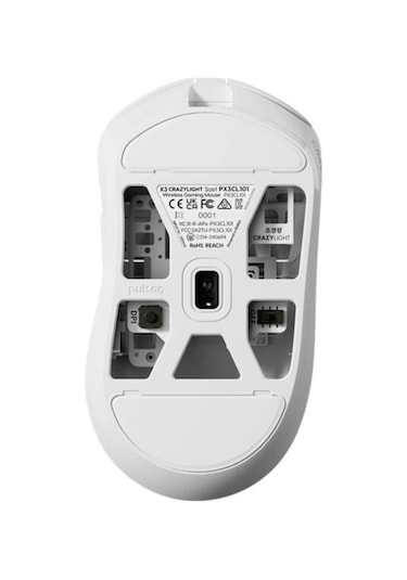 X3 Lhd Crazylight Uyuni White Size 1 Mini 8k Hz Xs-1 Sensör Kablosuz Gaming Mouse Px3lcl102 Diğer