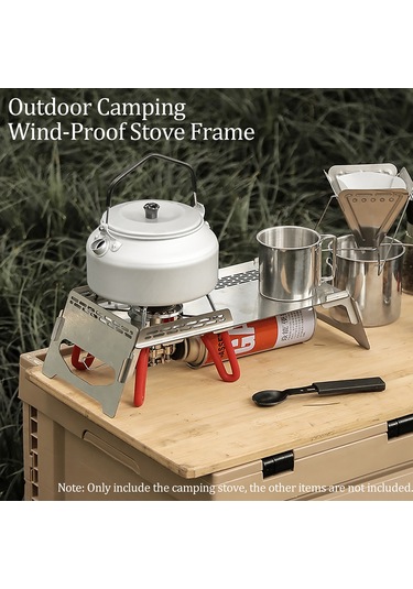 Padalink Soto310 Taşınabilir Paslanmaz Çelik Kamp Masası Ve Isıya Dayanıklı 4 Bacak Kılıfı Seti Gümüş