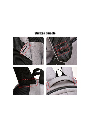 Tenfowee Usb Şarj Portlu Su Geçirmez Sırt Çantası Okul, Seyahat Ve Günlük Kullanım İçin Ergonomik Tasarım Çok Renkli