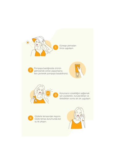 Sun Care Lekeye Eğilimli  Ciltler Renkli Spf 50 Güneş Kremi 50 ml Tinted Arbutin, Kolajen, Hyaluronik