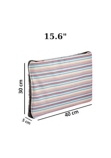 Notebook Laptop Apple Uyumlu MacBook Çantası 15.6" İnç - 800-düz Çizgi Desenli