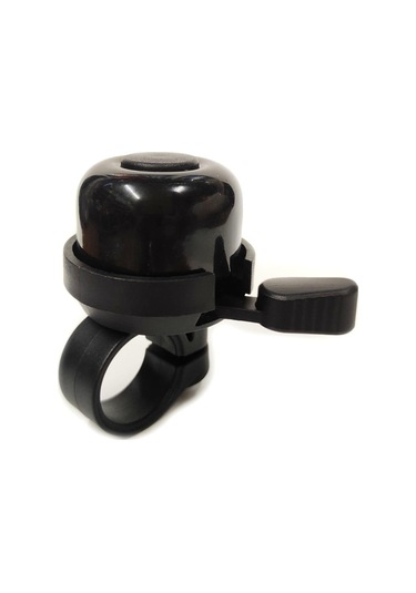 Sarissa Çocuk Bisikleti Zil 1. Kalite Plastik Gövde Metal Çan Siyah Parlak Siyah