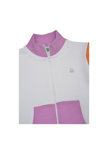 Kız Çocuk Sweatshirt - Beyaz Beyaz