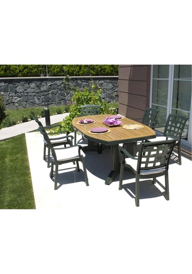 Papatya Pasha Koltuk - Plastik Bahçe Balkon Koltuğu