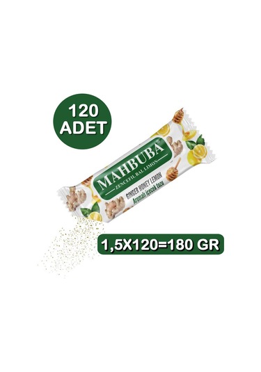 Mahbuba Tek İçimlik Zencefil Bal Limon Aromalı Oralet Çayı 120 x 1.5 G