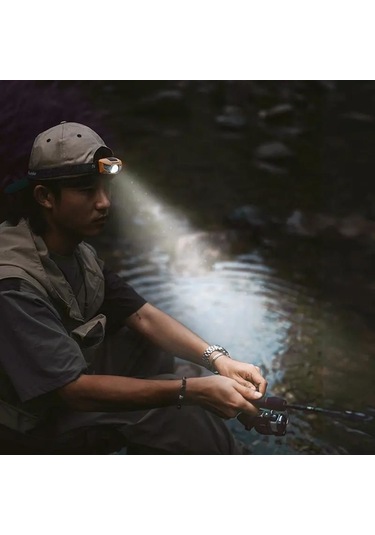 Naturehike Hakino 210 Lümen Kafa Lambası Mustard Yellow Çok Renkli