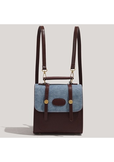 Charhp&kejnt Kolej Sınıfı Sırt Çantası Çok Yönlü Tek Omuzlu Kadın Postacı Çantası Kahve Kahverengi