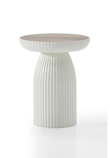 Altınaks Mobilya, Diamond, Bohem Sehpa,tekli Sehpa,yan Sehpa,zigon Sehpa - Aytaşı & Ud Renkli Tabla Krem Gövde & Açık Ceviz Renkli Tabla