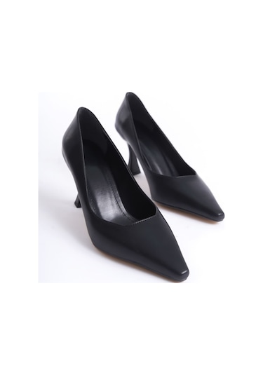 Cordelia Kadın Mat Siyah Stiletto Siyah
