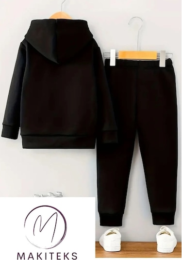 Uzay Astranot Lacivert Kız Erkek Uniseks Çocuk Eşofman Takımı Lacivert