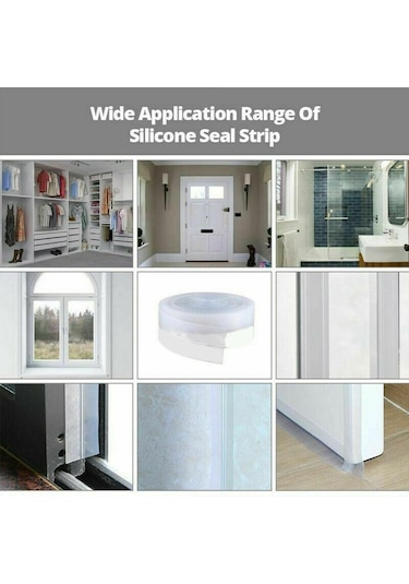 Kapı Contası Kanatlı Kapı Taslak Dışlayıcı Toz Geçirmez 25mm