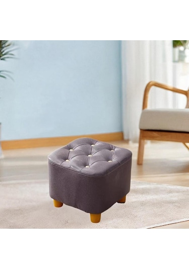 Suntek Giriş Oturma Odası Ev Için Küçük Tabure Mor