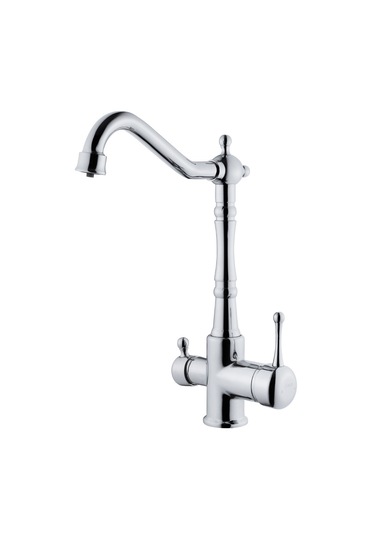 Ulu-el Arıtma Çıkışlı Evye Mutfak Bataryası Musluğu Çeşmesi Ulu-5