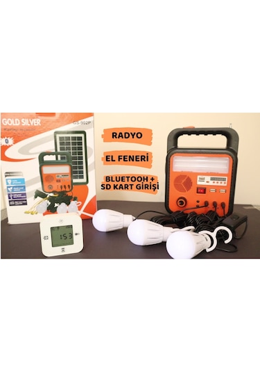 Gold Silver Gs 902p Güneş Enerjili Solar Aydınlatma